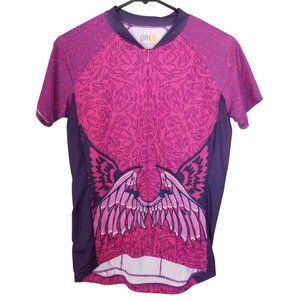 YMX Yellowman Womens S Pink/Purple Angel Wings Fro